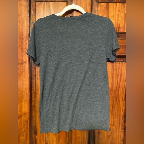 Forever21 F21 Creme de la Creme Tee Heather Gray V-Neck Short Sleeve T-Shirt S - Picture 4 of 7